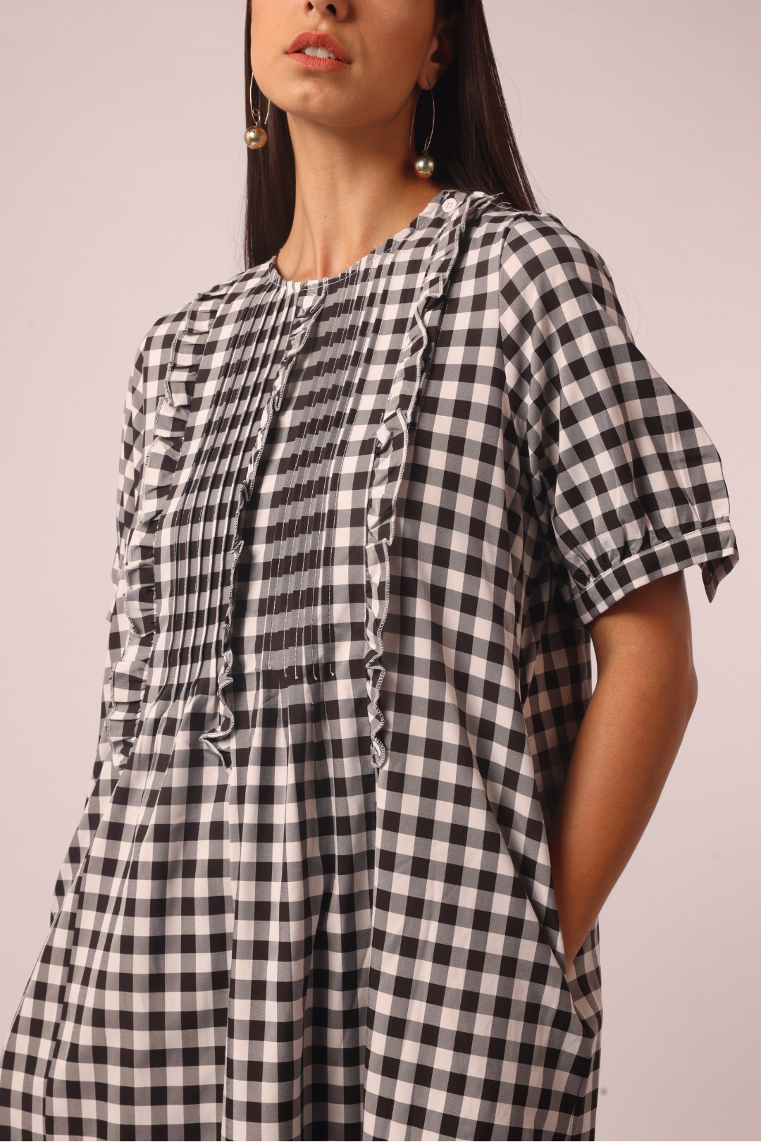 Frin checkered Dress