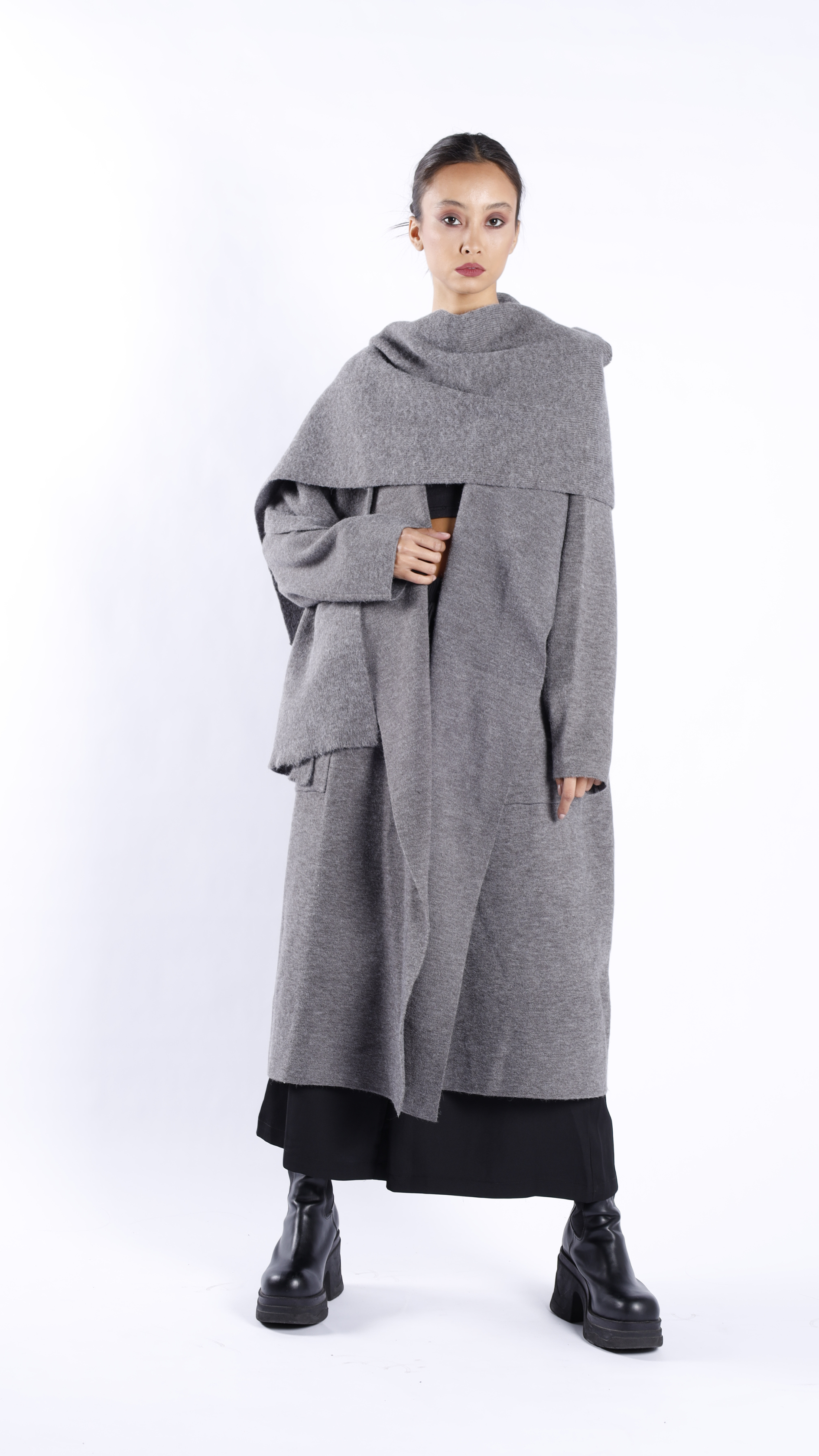 Kaisa Coat with Scarf