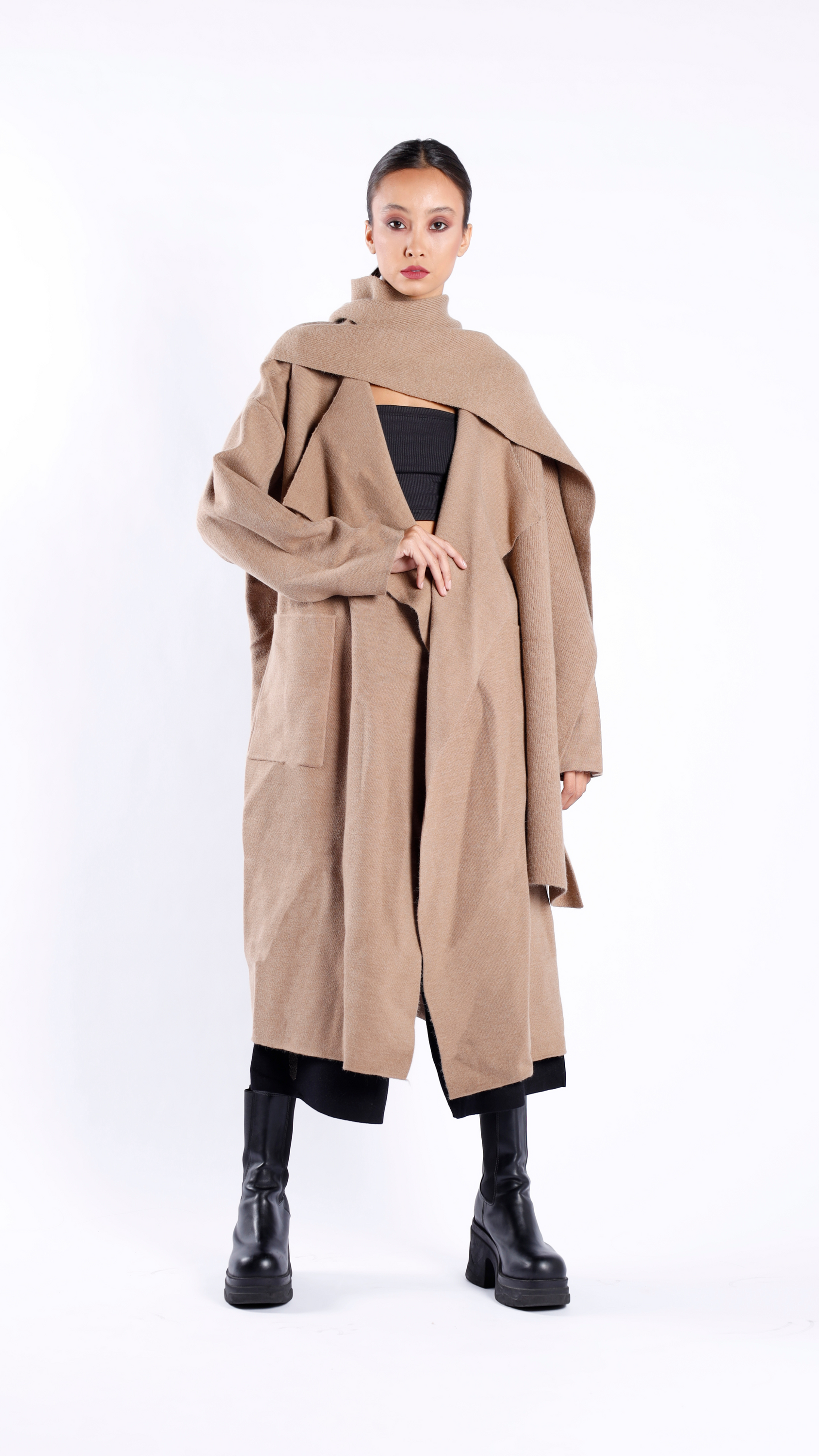 Kaisa Coat with Scarf