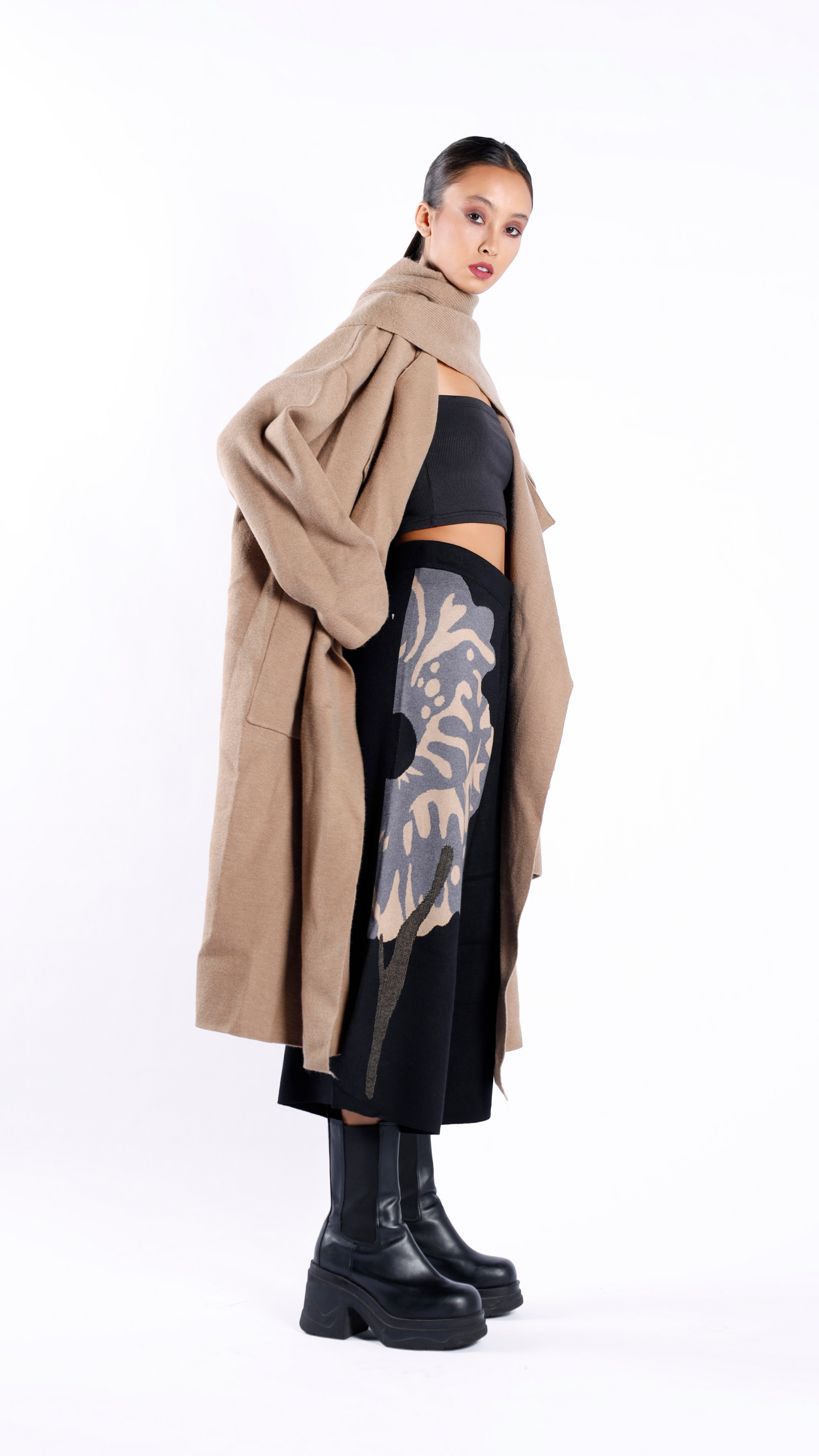 Kaisa Coat with Scarf