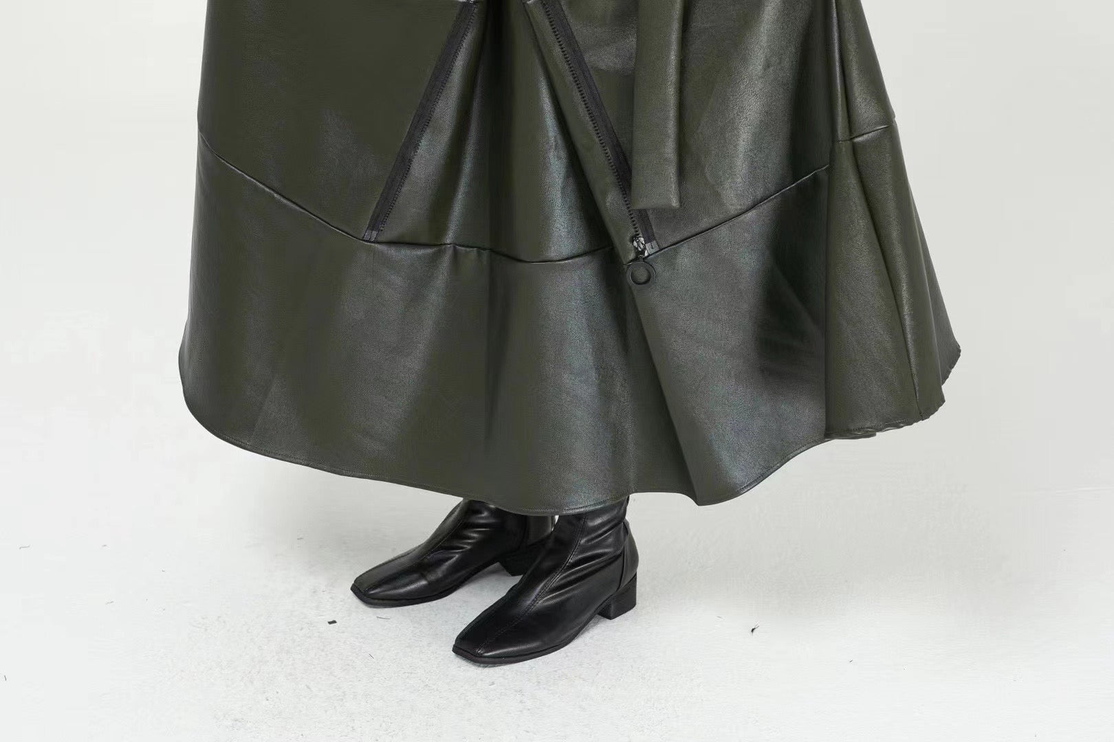 Eco leather skirt