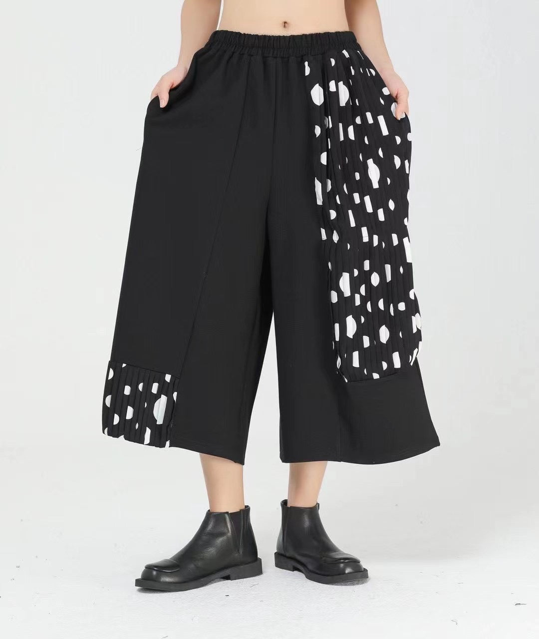 Wool Dot Pants